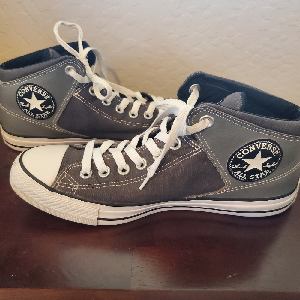 Converse Chuck Taylor All Star High Top Mens Gray Sneakers